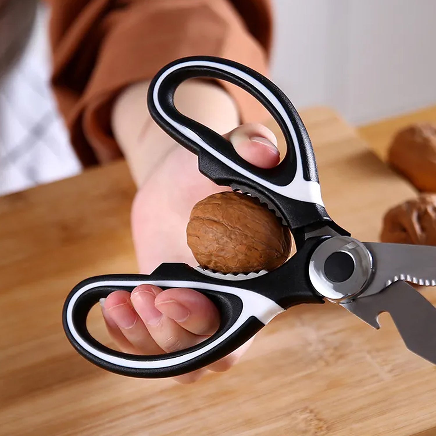 3 in1 Multi-Function Kitchen Household for Vegetables, Fruit, Cheese & Meat Slices with Bottle Opener Stainless Steel Sea Food Scissor (1 Pc ) 3 in1 Multi-Function Kitchen Household for Vegetables, Fruit, Cheese & Meat Slices with Bottle Opener Stainless Steel Sea Food Scissor (1 Pc )
